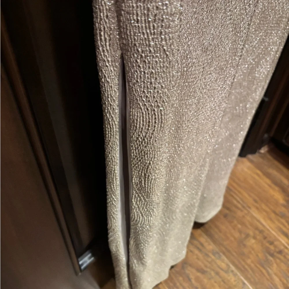 Lauren Ralph Lauren Shimmering Gold Maxi Dress - Picture 6 of 6